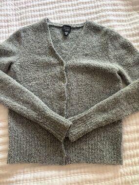 Eileen Fisher blue Button Cardigan